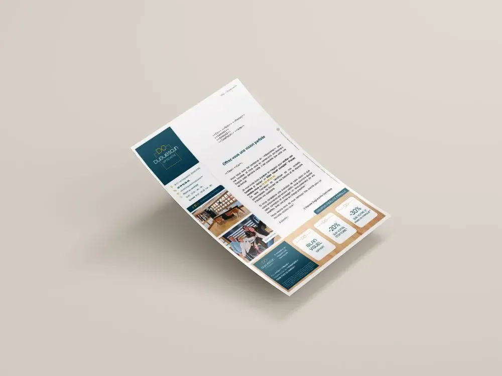 Conception, rédaction, impression et envoi de courriers personnalisés