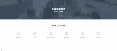 Espace carrières