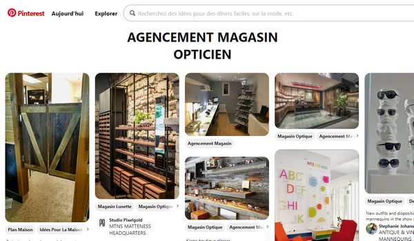 agencement magasin opticien